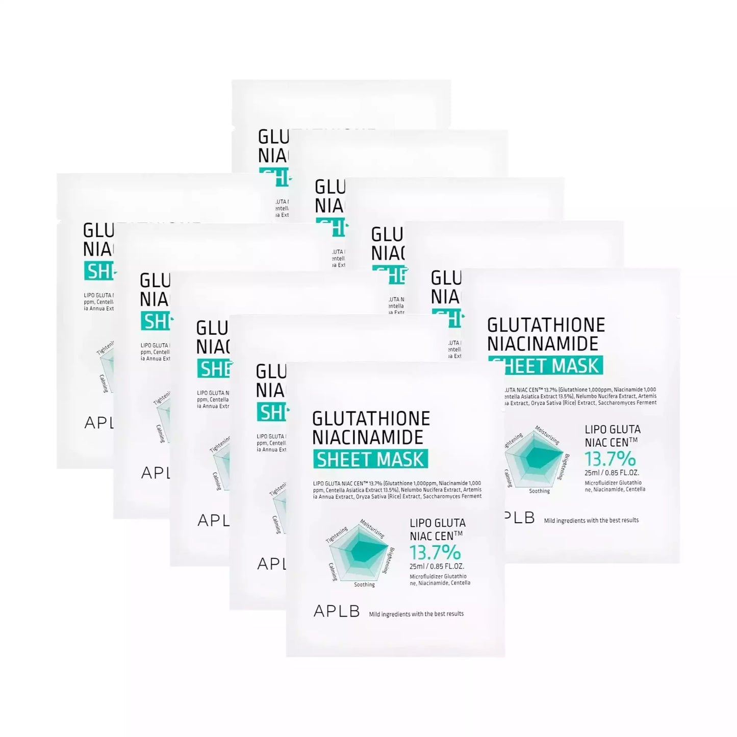 APLB - Glutathione Niacinamide Sheet Mask - Holy Skin