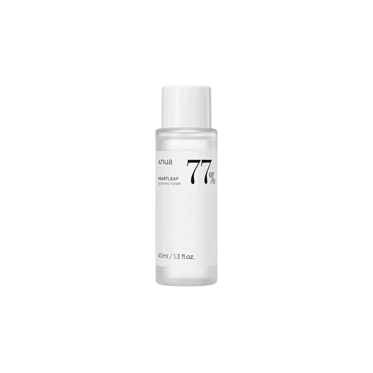 Format mini 40 ml du toner apaisant Anua Heartleaf 77 %