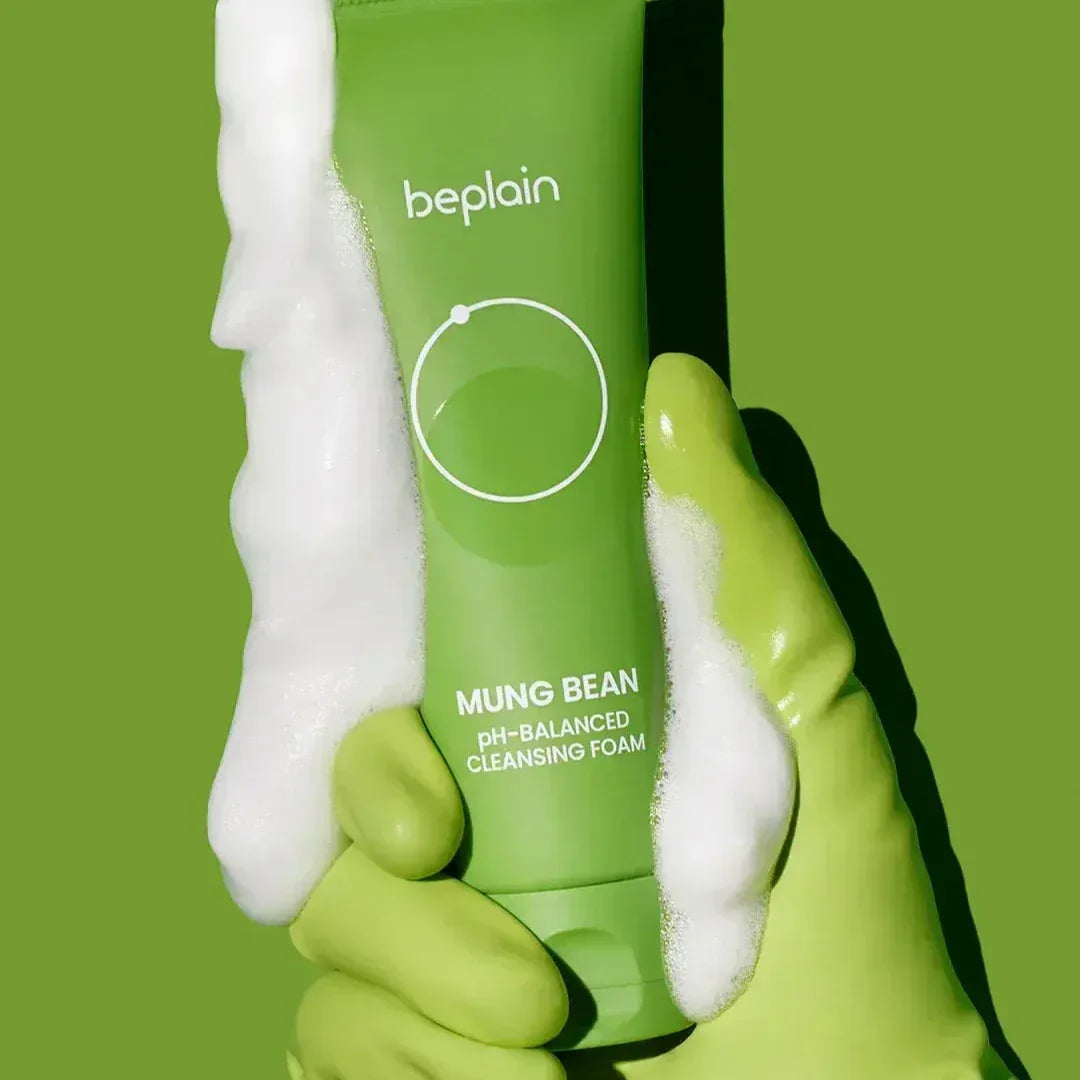 Beplain-Mung-Bean-Ph-balanced-Cleansing-Foam-5 - Holy Skin