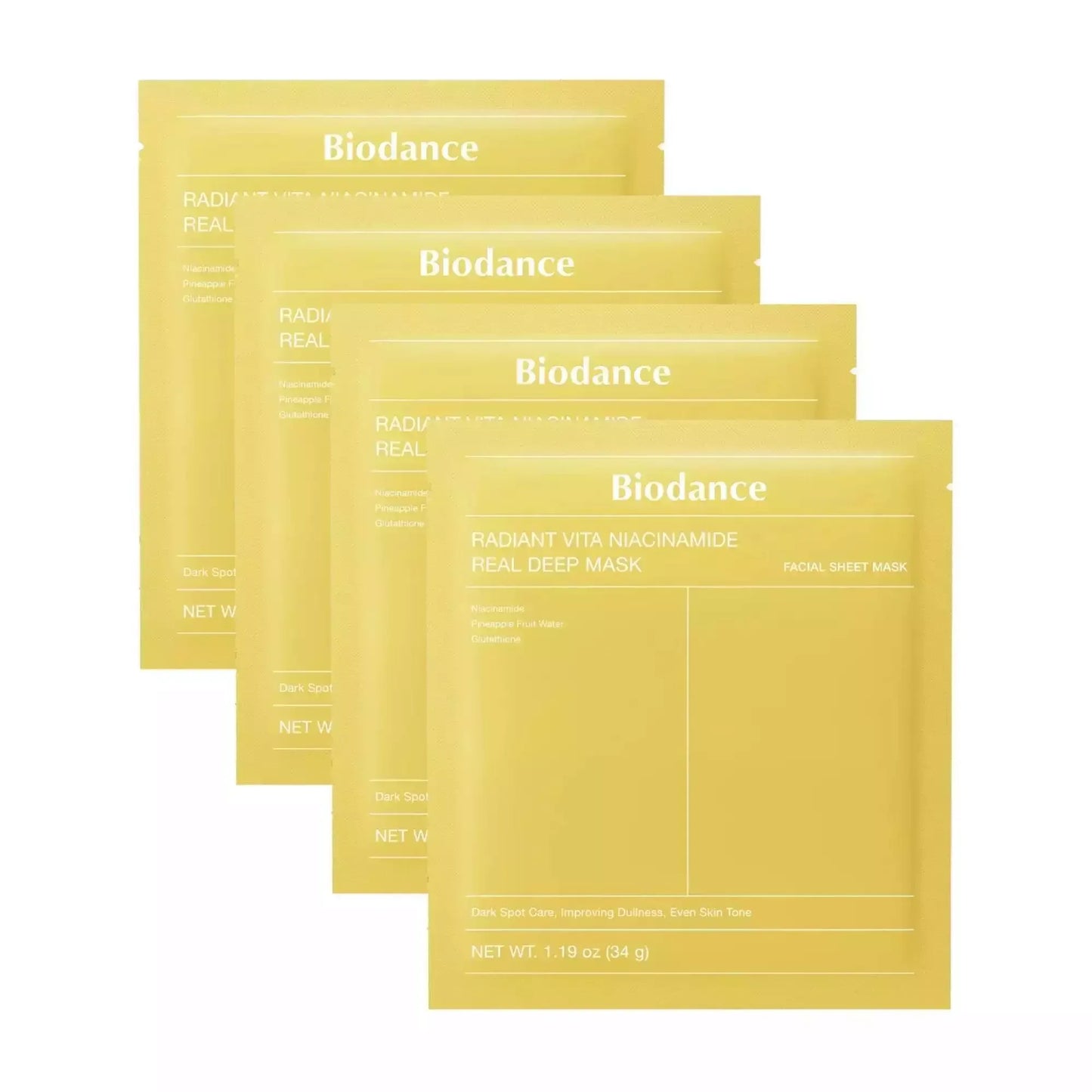 Biodance-Radiant-Vita-Niacinamide-Real-Deep-Mask-pack - Holy Skin