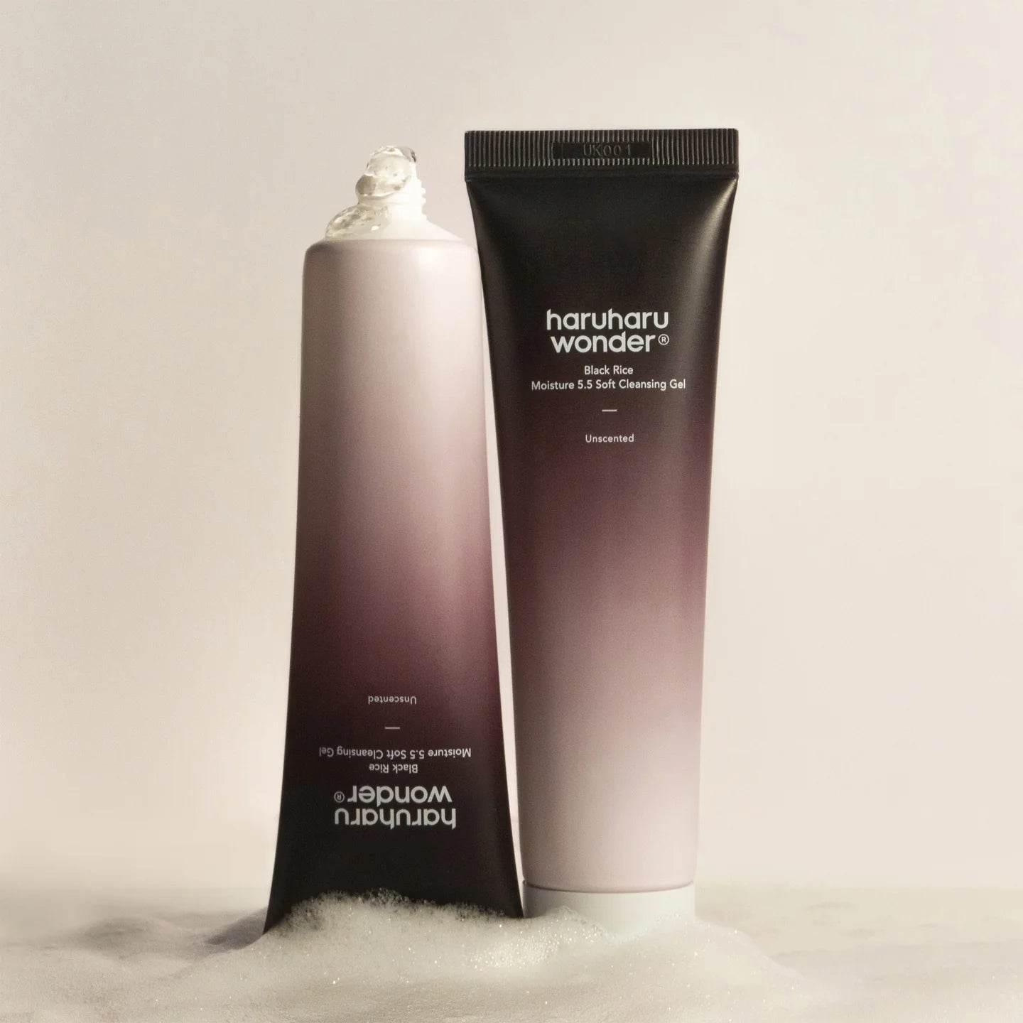 Haruharu Wonder - Black Rice Moisture 5.5 Soft Cleansing Gel - Holy Skin