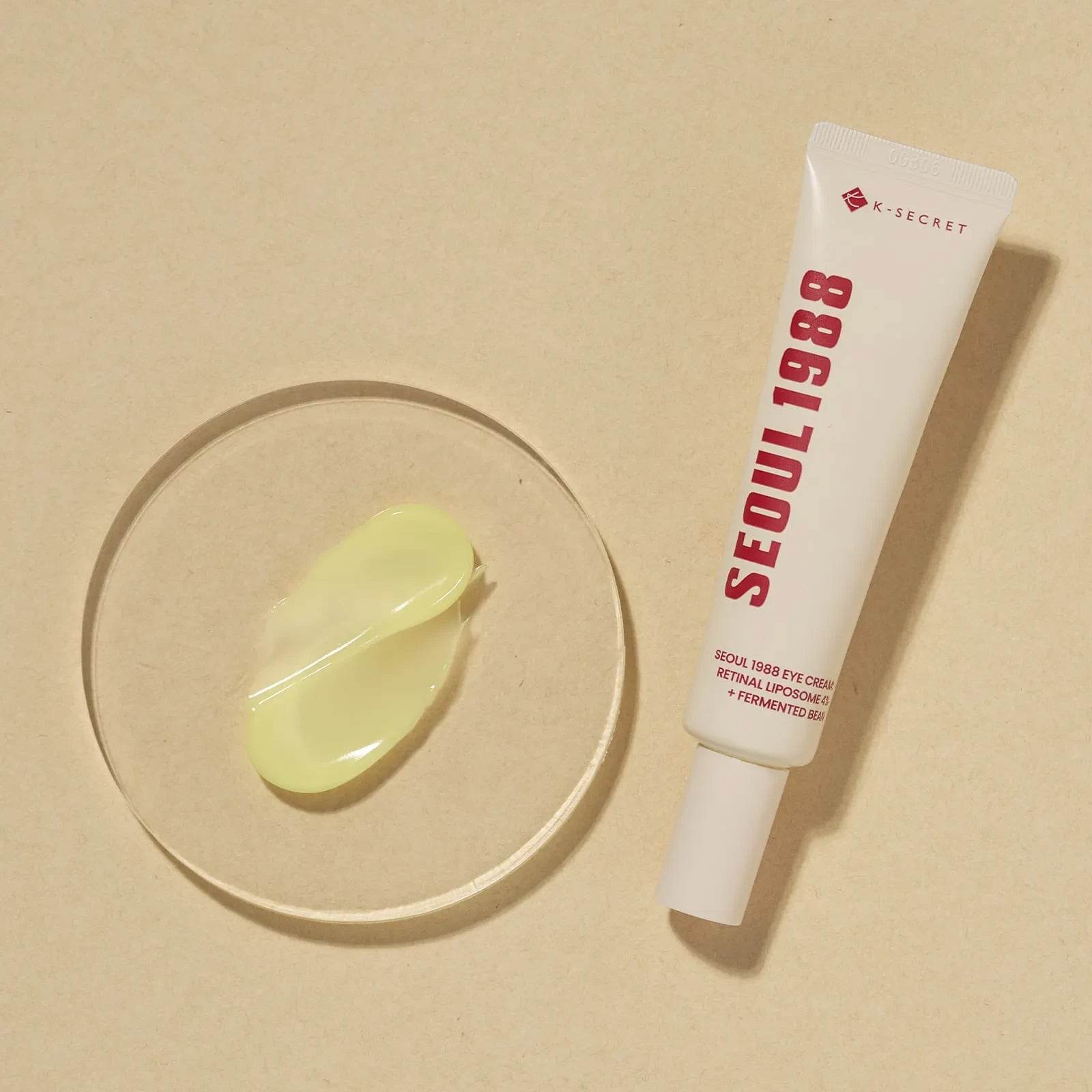 K-SECRET – SEOUL 1988 Eye Cream : Retinal Liposome 4% + Fermented Bean - Holy Skin