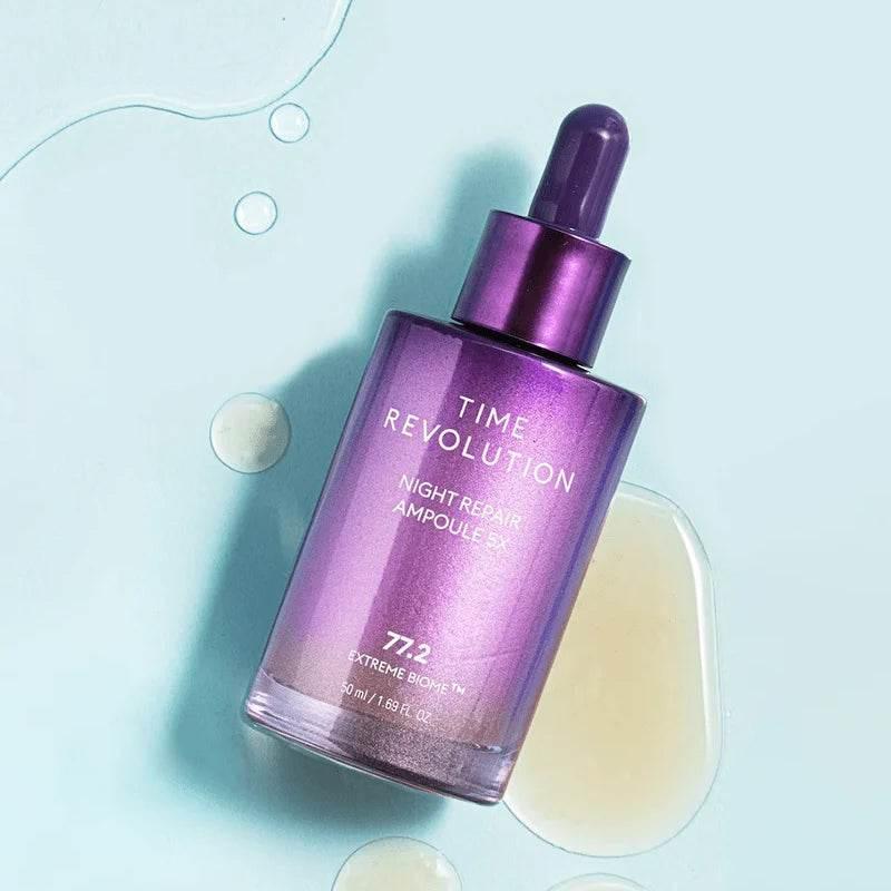 Missha - Time Revolution Night Repair Ampoule 5X - Holy Skin
