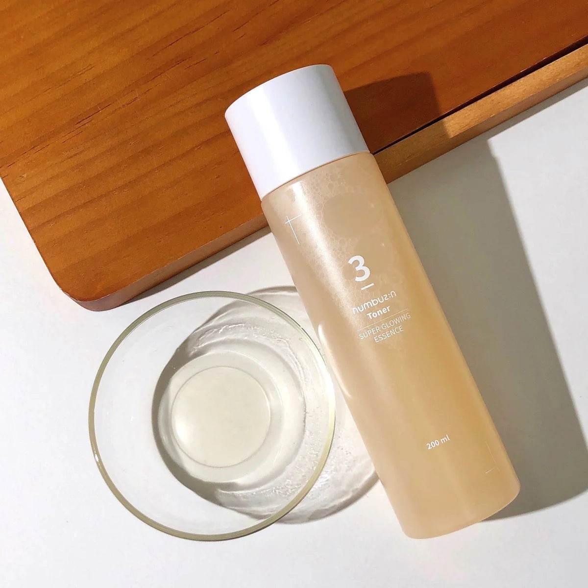Numbuzin - No.3 Super Glowing Essence Toner - Holy Skin
