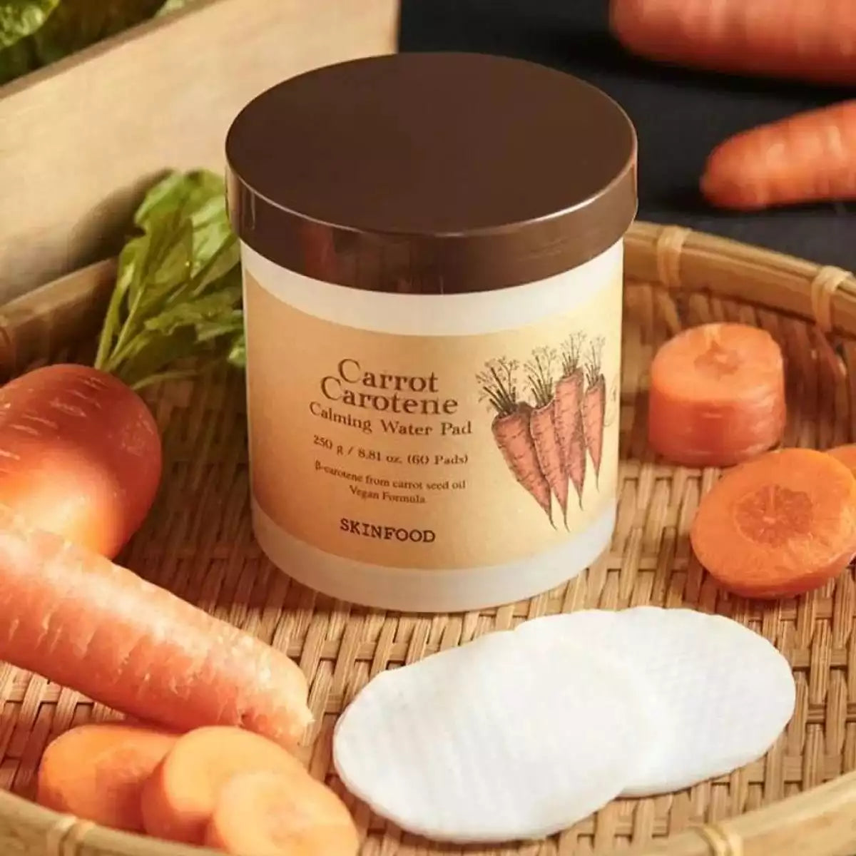 SKINFOOD - Carrot Carotene Calming Water Pad - Holy Skin