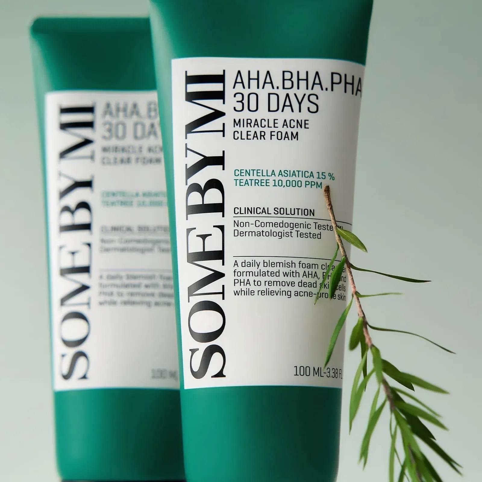 Some By Mi - AHA-BHA-PHA Miracle Acne Clear Foam - Holy Skin