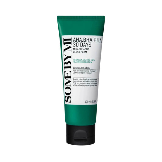 Some By Mi - AHA-BHA-PHA Miracle Acne Clear Foam - Holy Skin