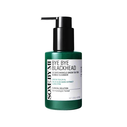 Some By Mi - Bye Bye Blackhead Miracle Green Tea Tox Bubble Cleanser - Holy Skin