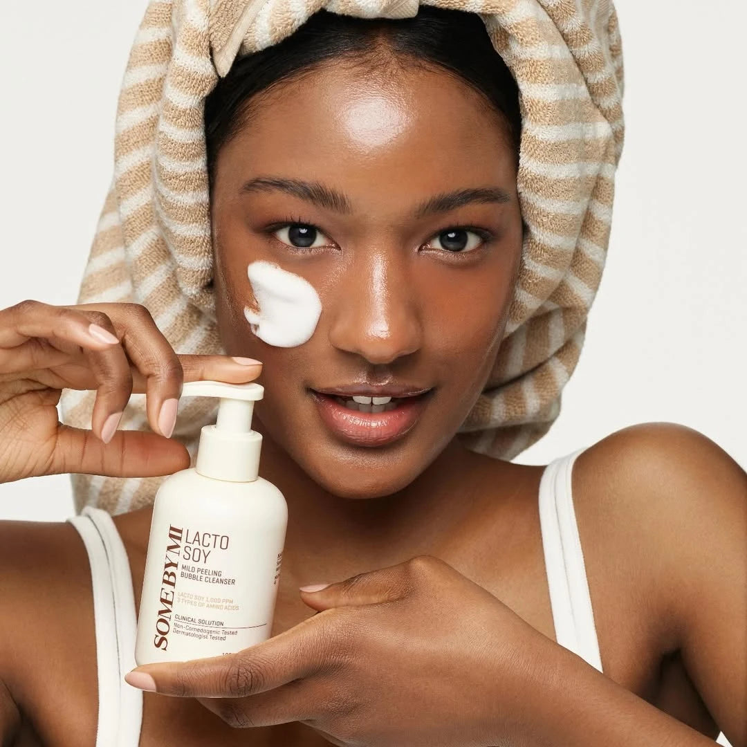 Some By Mi - Lacto Soy Mild Peeling Bubble Cleanser