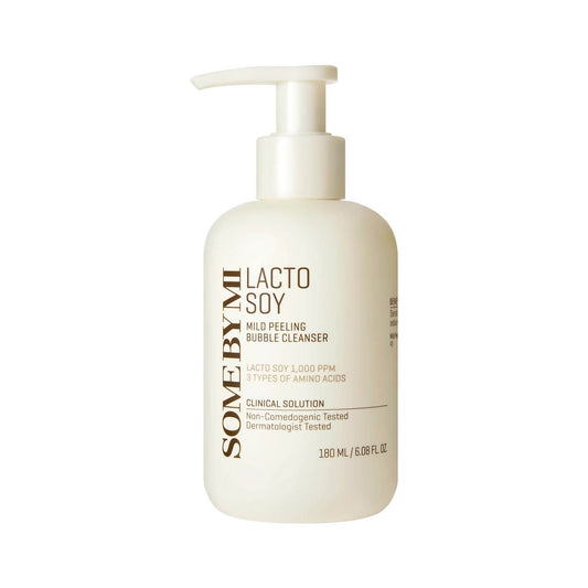 Some By Mi - Lacto Soy Mild Peeling Bubble Cleanser - Holy Skin
