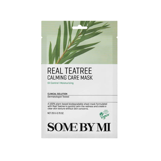 Some By Mi - Real Teatree Calming Care Mask - Holy Skin