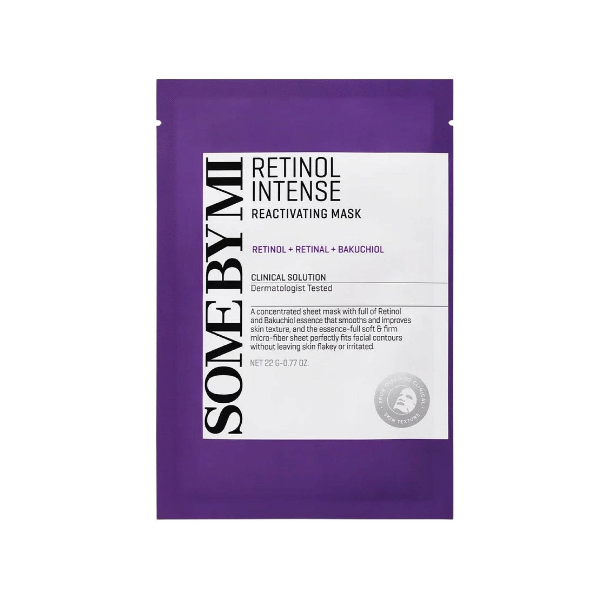 Some By Mi - Retinol Intense Reactivating Mask - Holy Skin