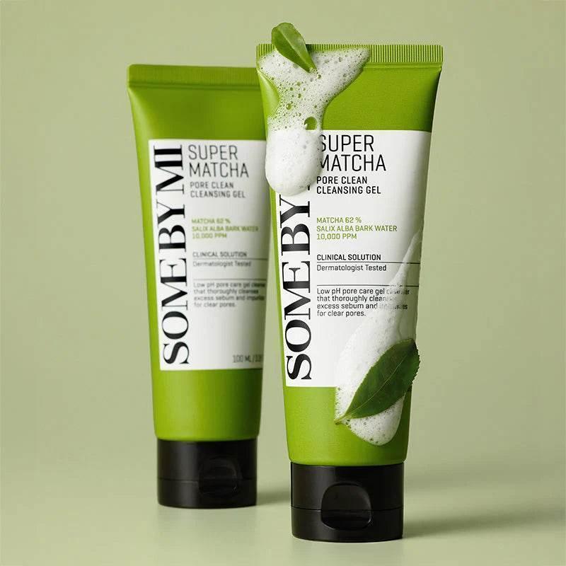 Some-By-Mi-Super-Matcha-Pore-Clean-Cleansing-Gel-6 - Holy Skin