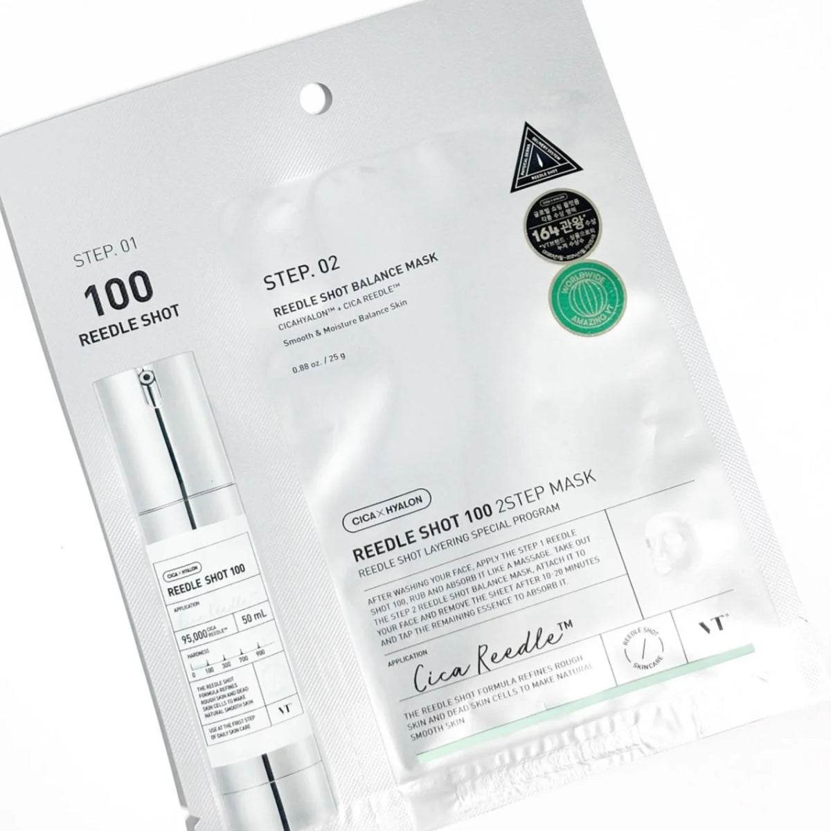 VT Cosmetics - Reedle Shot 100 2-Step Mask - Holy Skin