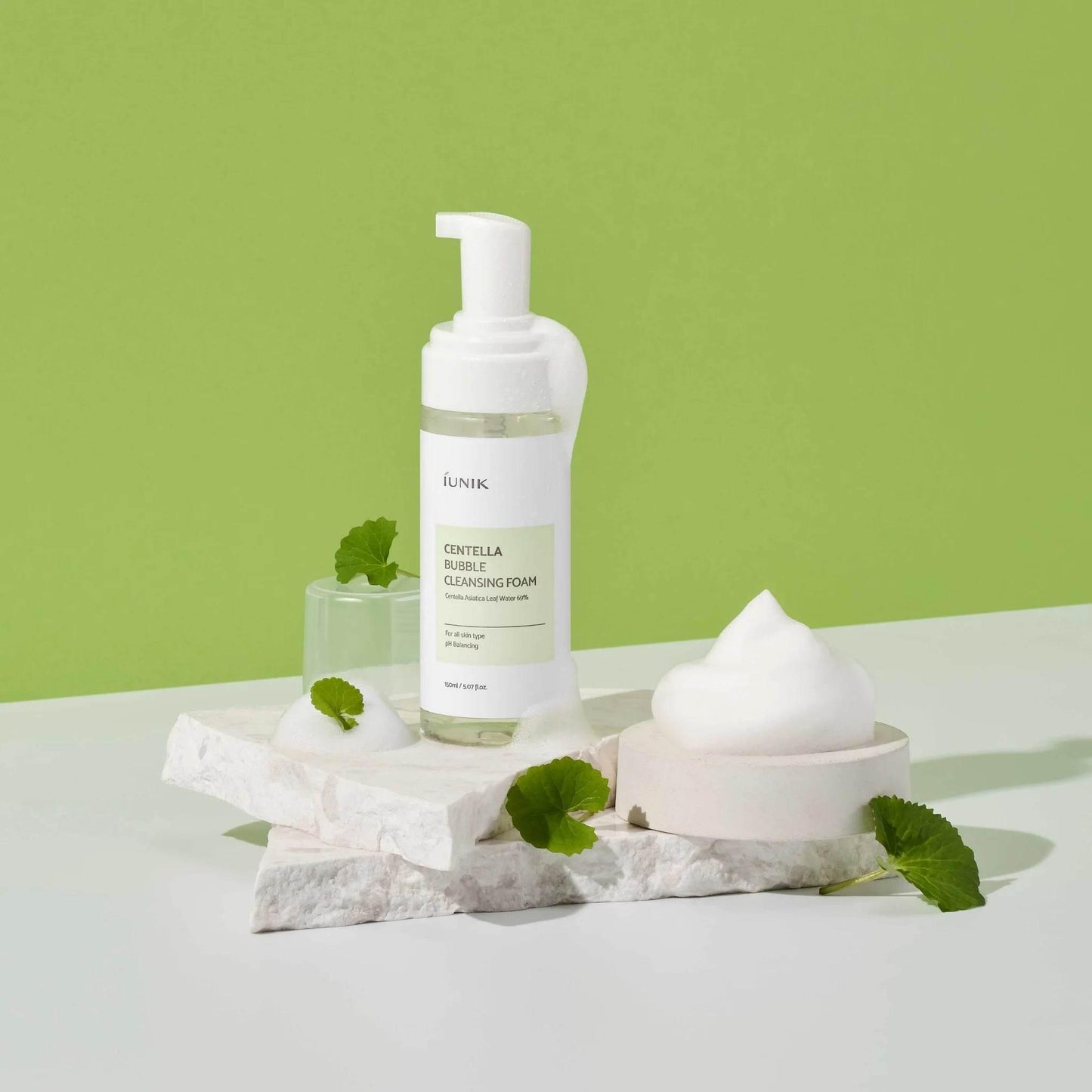 iUNIK - Centella Bubble Cleansing Foam - Holy Skin