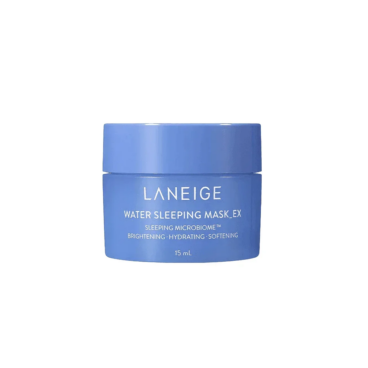 Format mini 15 ml du masque de nuit LANEIGE Water Sleeping Mask EX, petit pot bleu