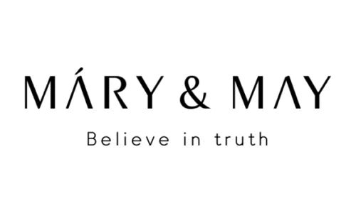 Logo de Mary & May - skincare coréen clean et transparent