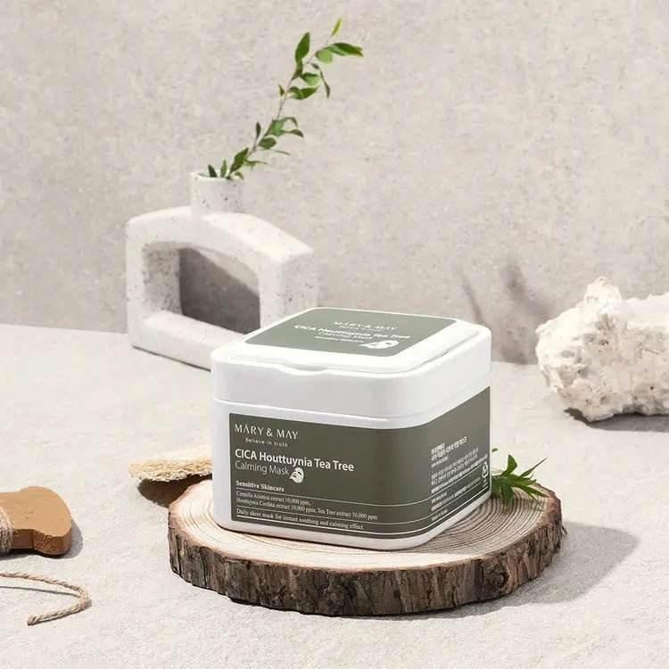 Mary&May - Cica Houttuynia Tea Tree Calming Mask - Holy Skin