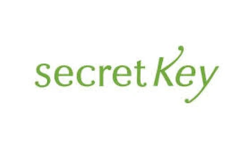 Logo de Secret Key - soins coréens accessibles pour une peau éclatante