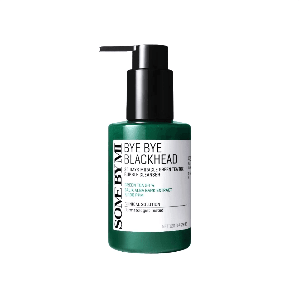 Some By Mi - Bye Bye Blackhead Miracle Green Tea Tox Bubble Cleanser - Holy Skin