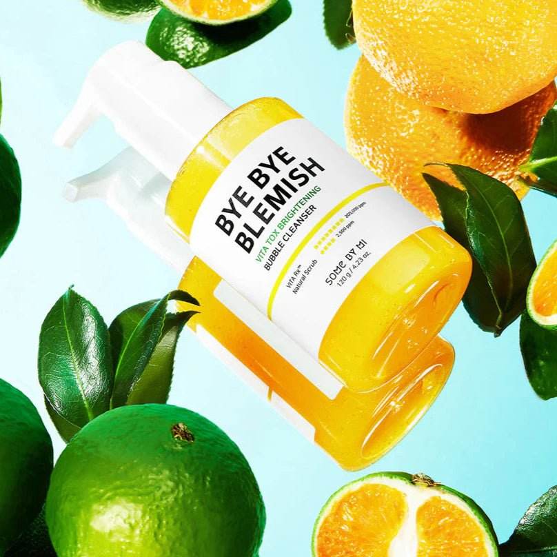 Some By Mi - Bye Bye Blemish Vita Tox Brightening Bubble Cleanser - Holy Skin