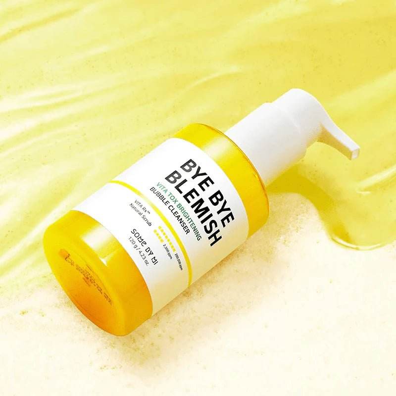 Some By Mi - Bye Bye Blemish Vita Tox Brightening Bubble Cleanser - Holy Skin