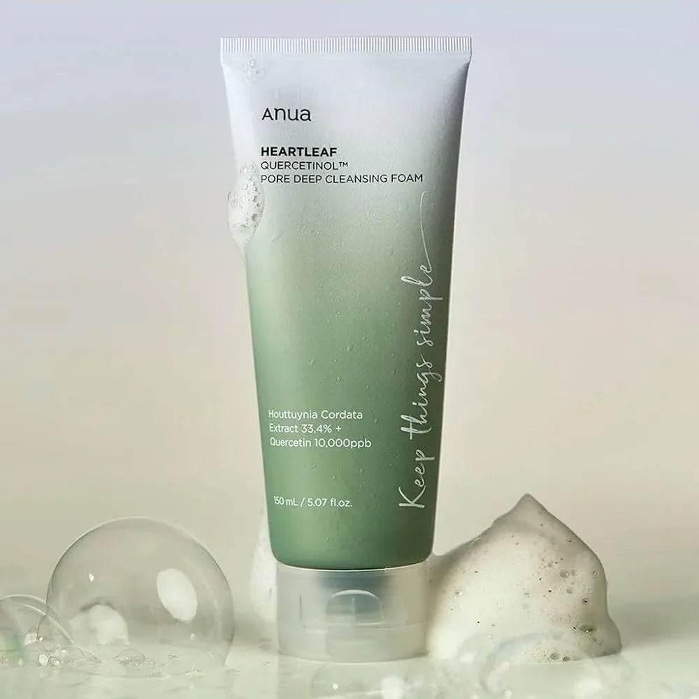 Anua - Heartleaf Quercetinol Pore Deep Cleansing Foam - Holy Skin