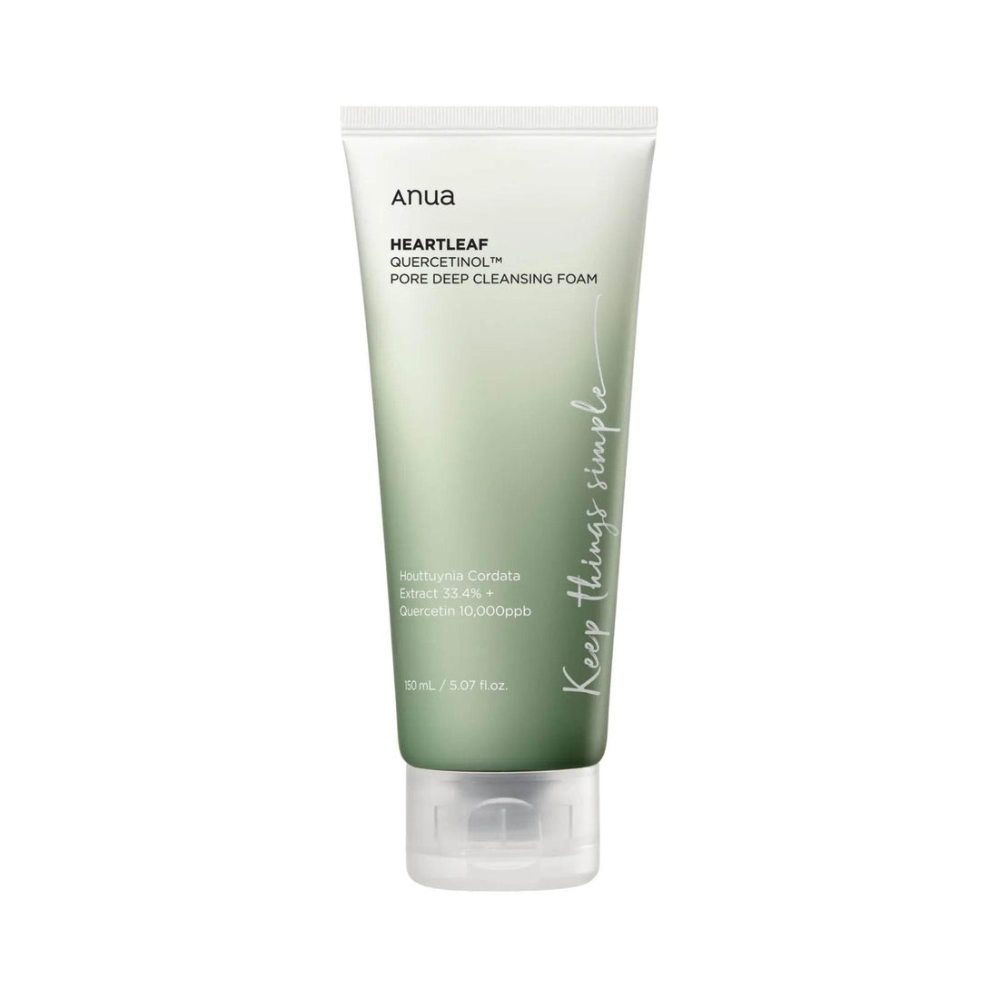 Anua - Heartleaf Quercetinol Pore Deep Cleansing Foam - Holy Skin