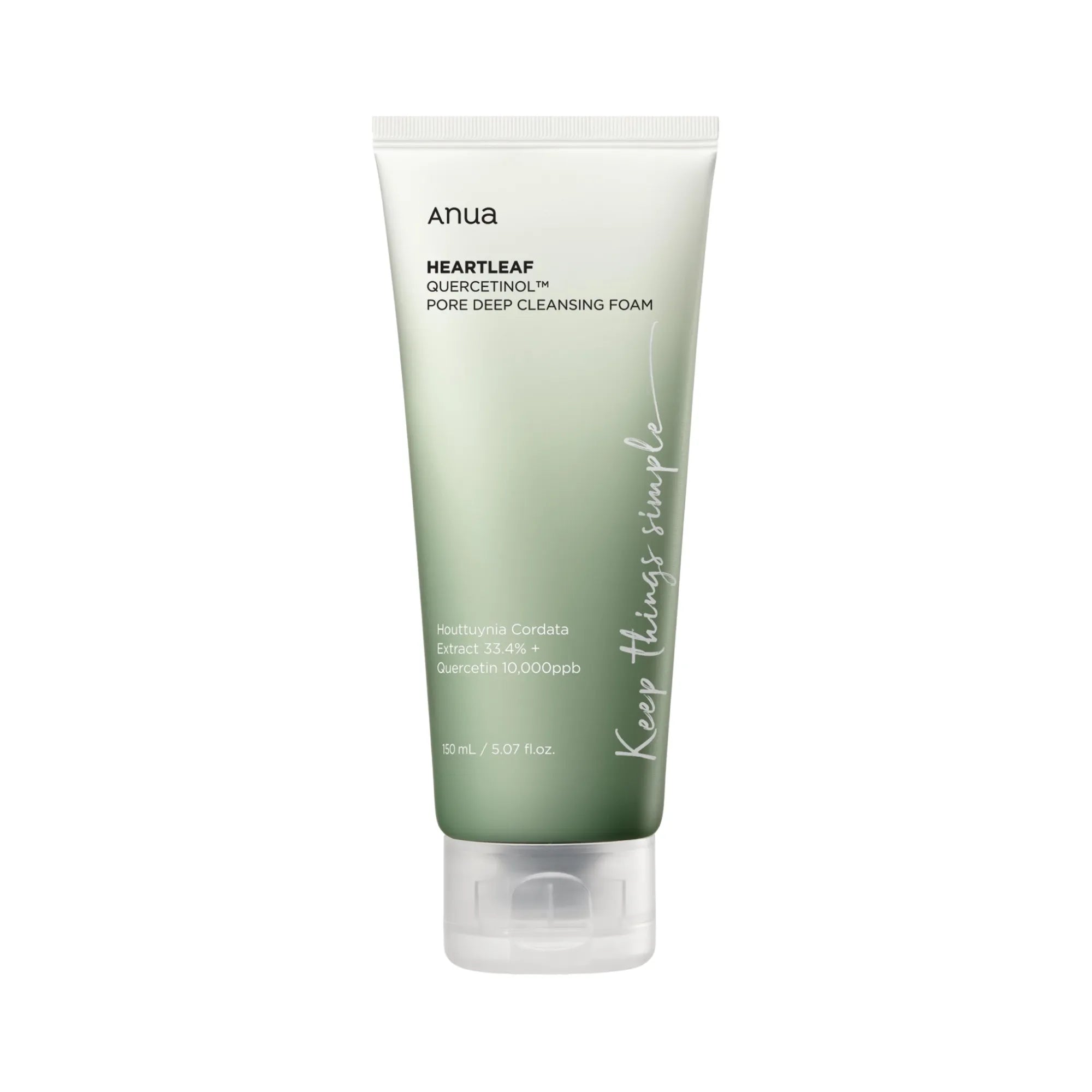 Anua - Heartleaf Quercetinol Pore Deep Cleansing Foam