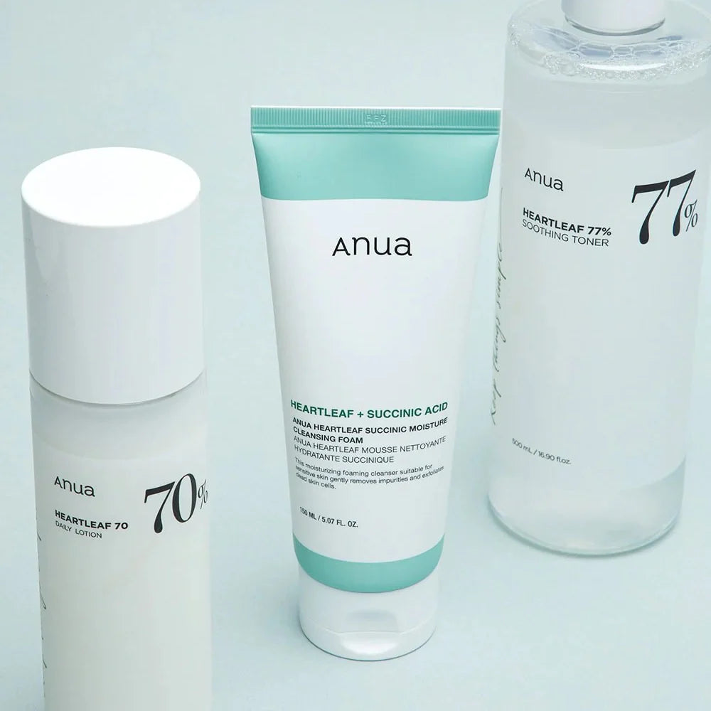 Anua - Heartleaf Succinic Moisture Cleansing Foam