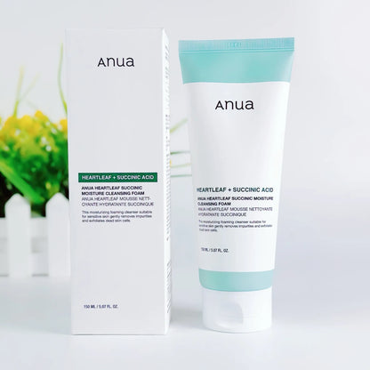 Anua - Heartleaf Succinic Moisture Cleansing Foam