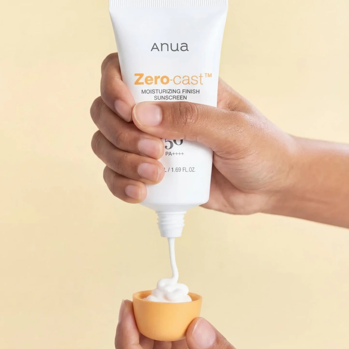 Anua - Zero-Cast Moisturizing Finish Sunscreen