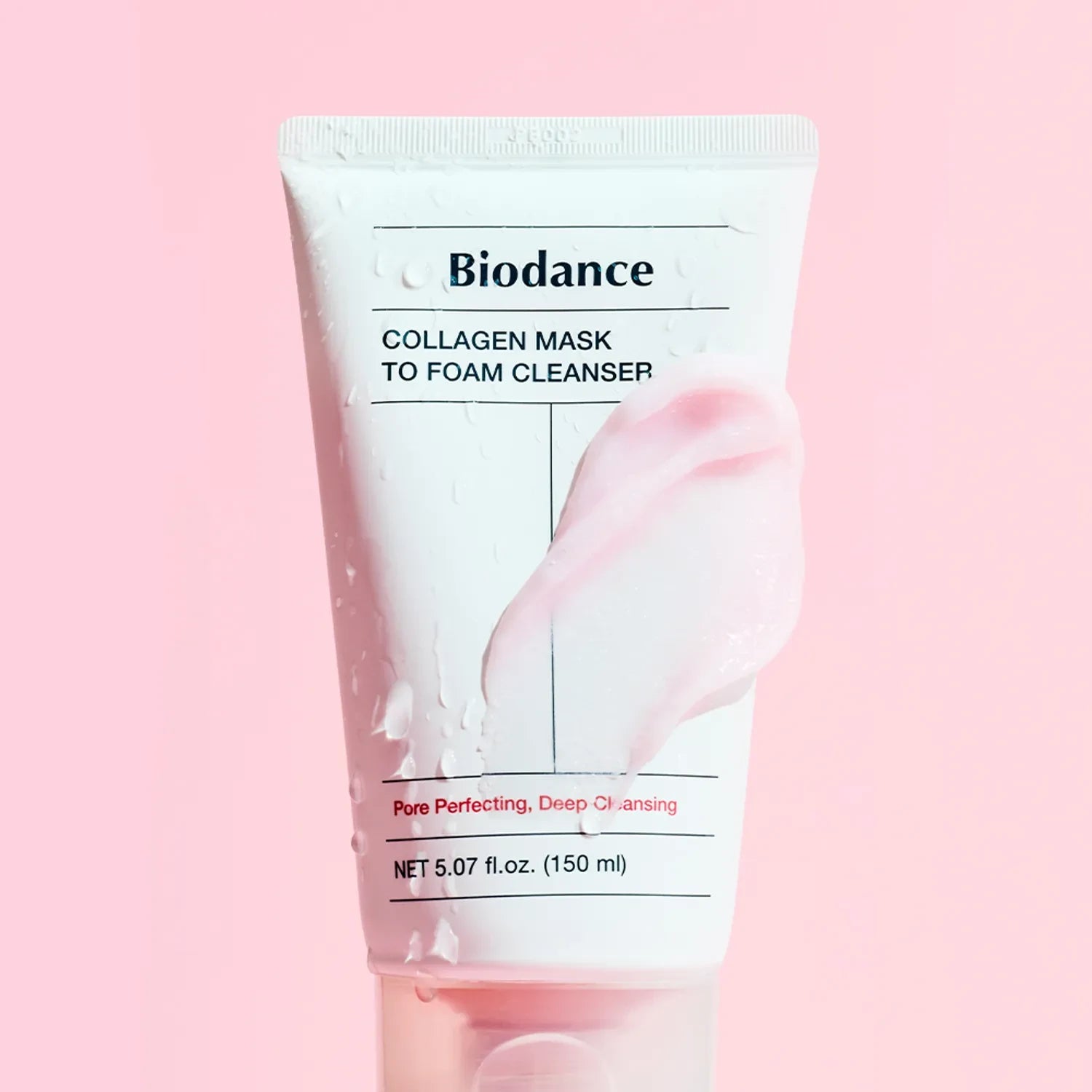 Biodance Collagen Mask To Foam — application Biodance Collagen Mask To Foam — application