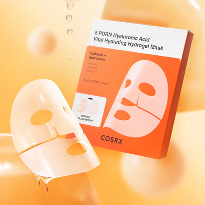 COSRX - 5 PDRN Hyaluronic Acid Vital Hydrating Hydrogel Mask
