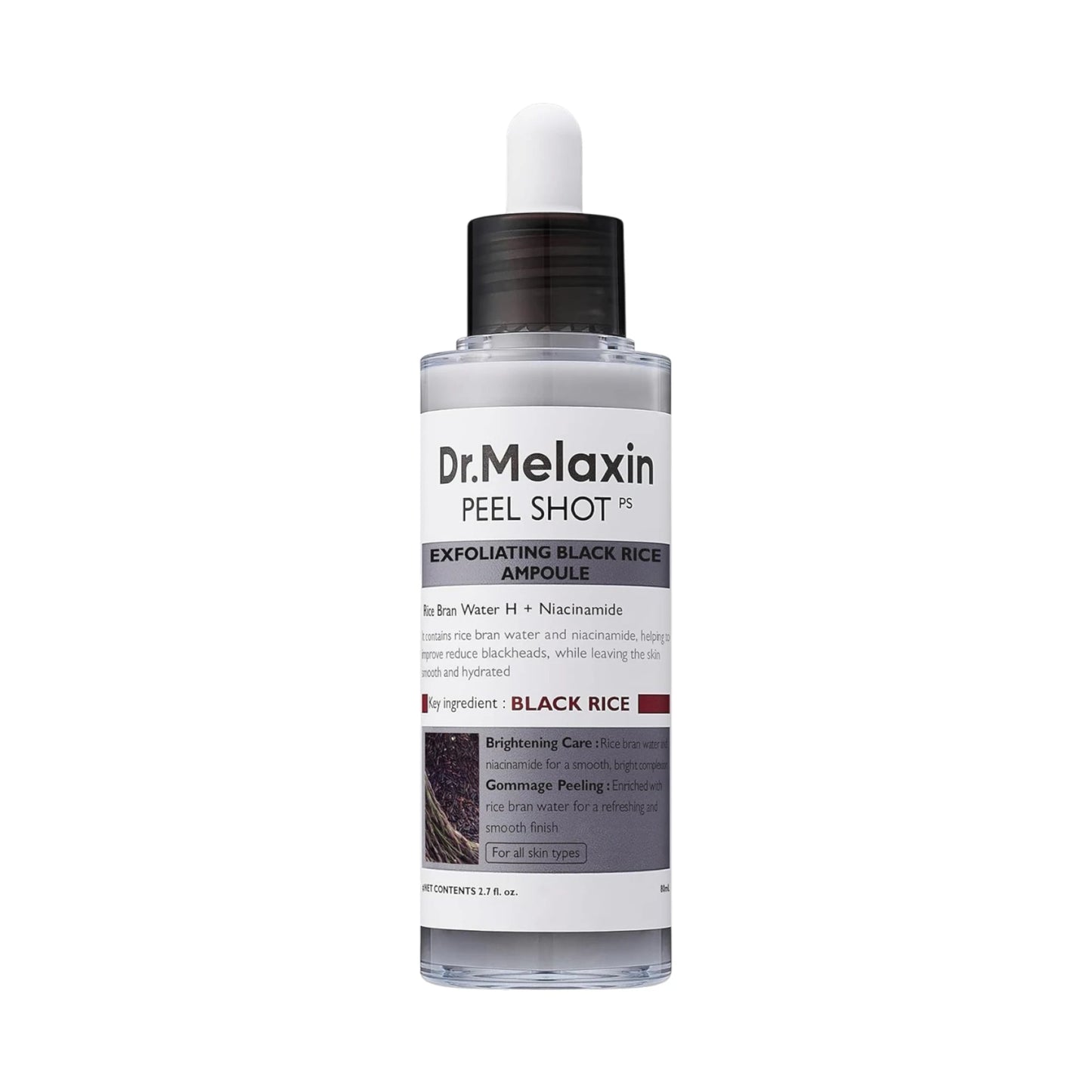 Dr.Melaxin - Peel Shot Exfoliating Black Rice Ampoule