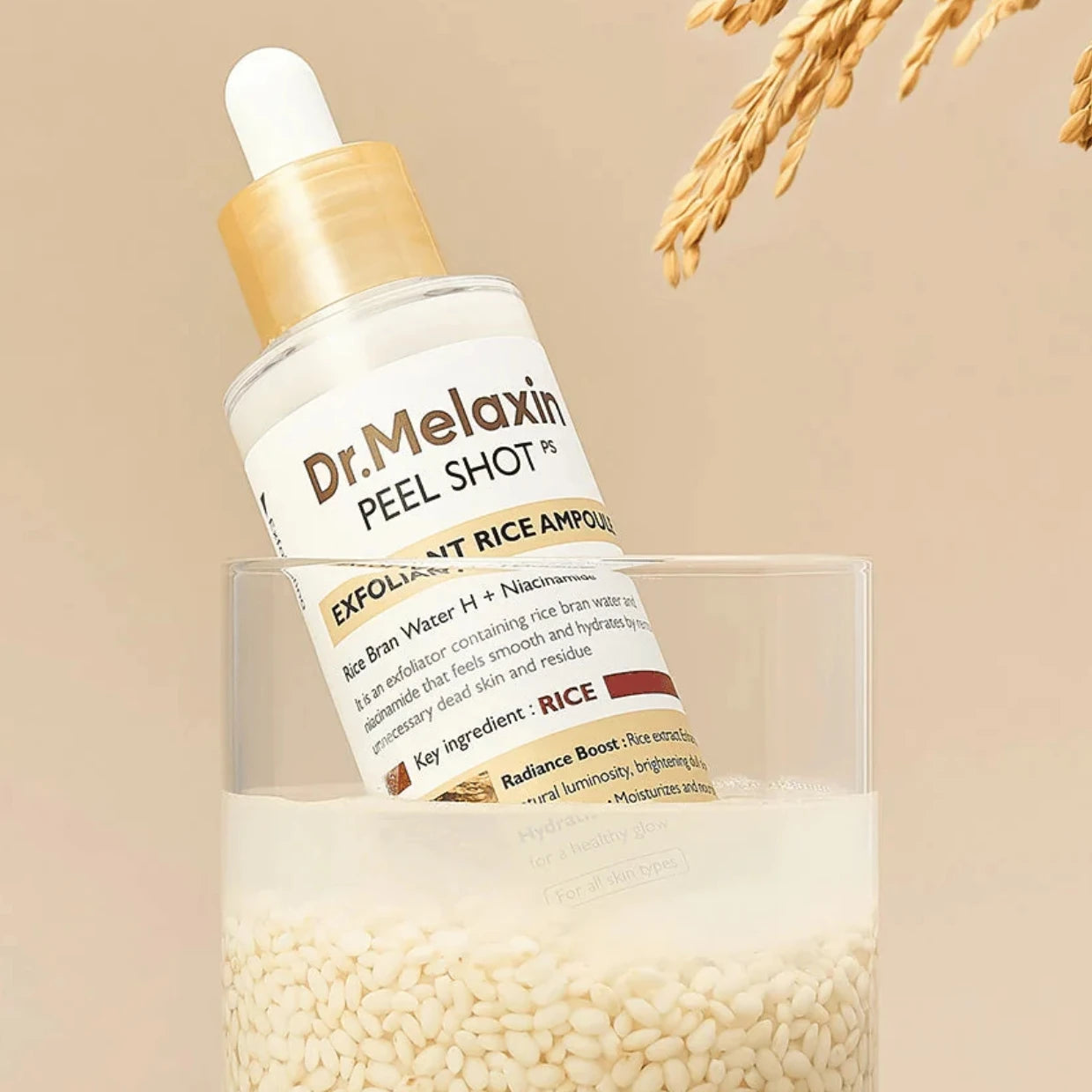 Dr.Melaxin - Peel Shot Exfoliating White Rice Ampoule