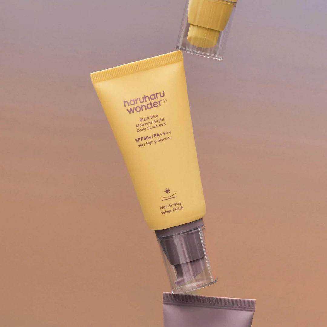 HaruHaru Wonder - Black Rice Moisture Airyfit Daily Sunscreen SPF50+ PA++++ - Holy Skin