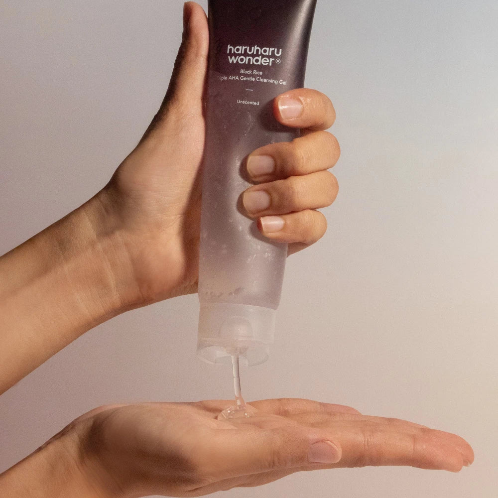 HaruHaru Wonder - Black Rice Triple AHA Gentle Cleansing Gel