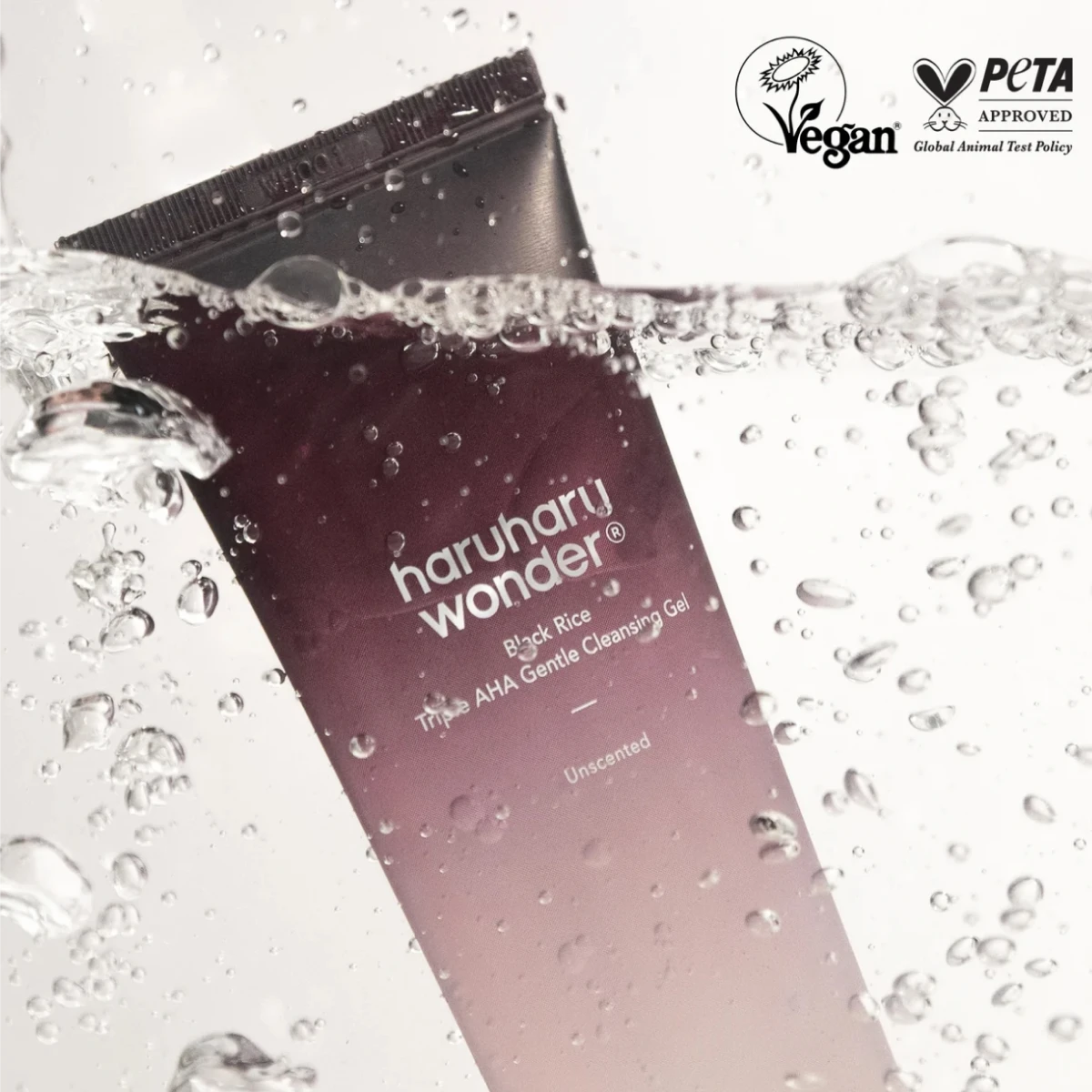 HaruHaru Wonder - Black Rice Triple AHA Gentle Cleansing Gel