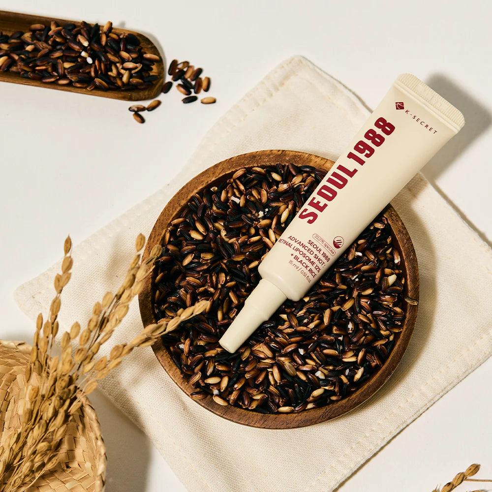K-SECRET - SEOUL 1988 Advanced Shot : Retinal Liposome 12% + Black Rice