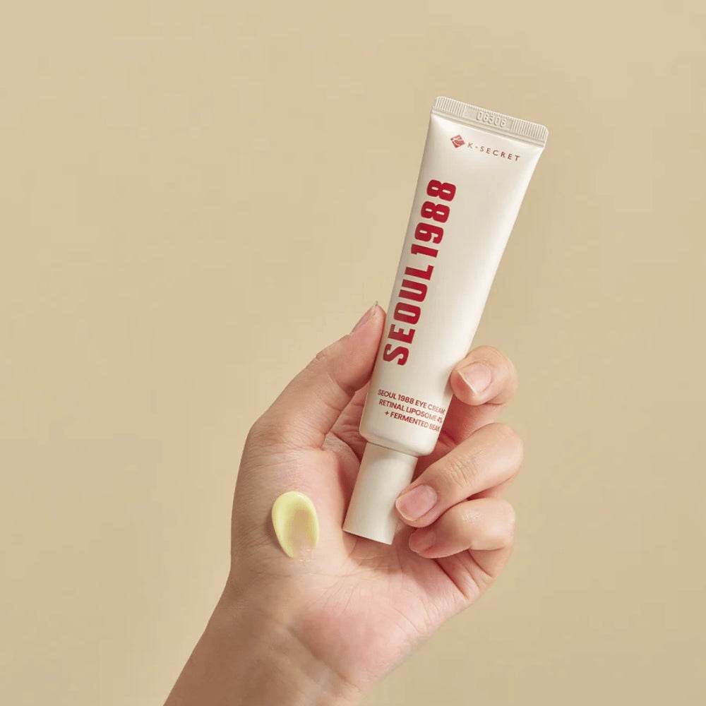 K-SECRET – SEOUL 1988 Eye Cream : Retinal Liposome 4% + Fermented Bean - Holy Skin