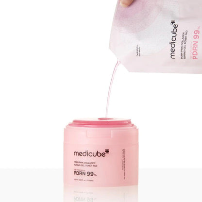 Medicube - PDRN Pink Collagen Toning Gel Toner Pad