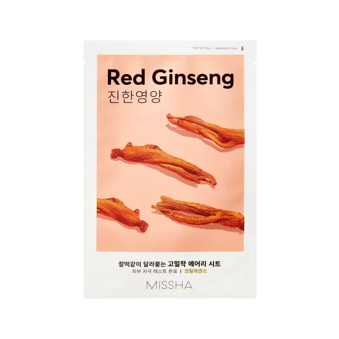 Mascarilla Airy Fit de Missha: Ginseng 