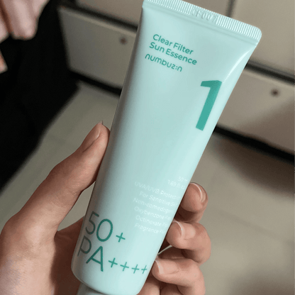Numbuzin - No. 1 Clear Filter Sun Essence SPF 50+ PA ++++ - Holy Skin