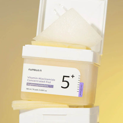 Numbuzin - No.5 Vitamin-Niacinamide Concentrated Pad - Holy Skin