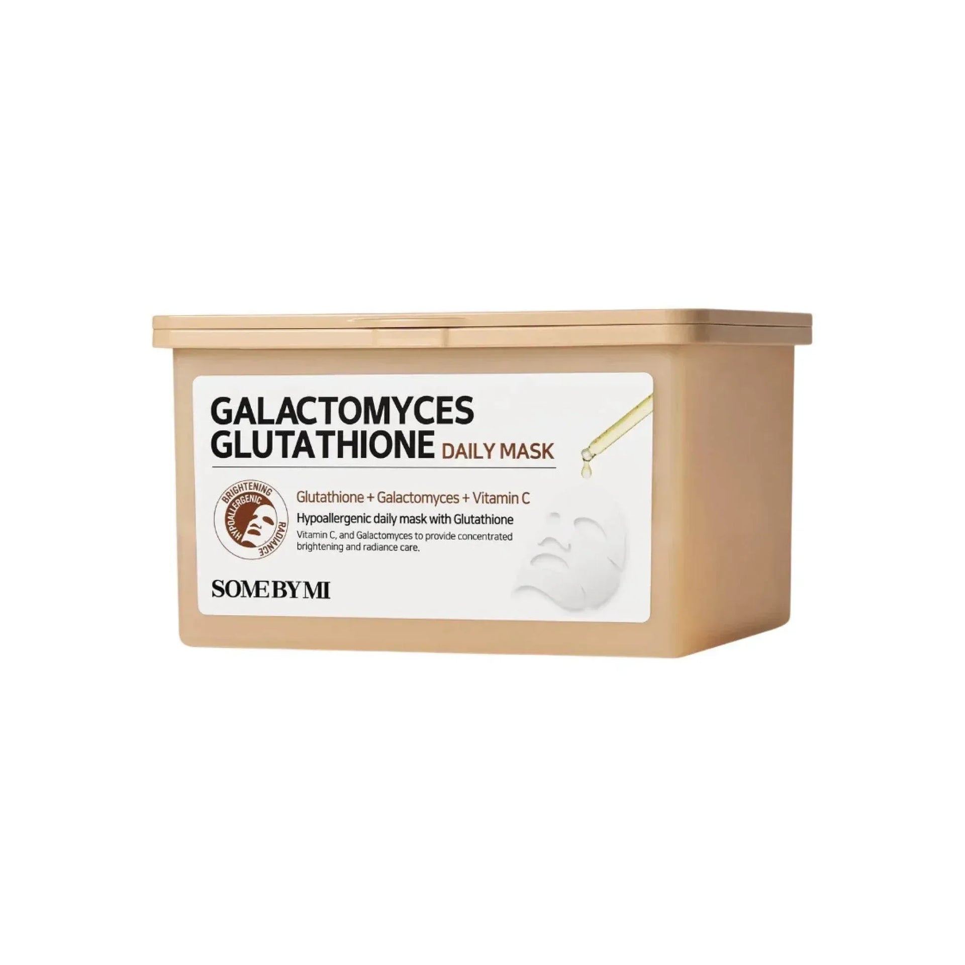 glutathione mask SOME BY MI Real Brightening Care Turns transparent when fully absorbed Some By Mi - Galactomyces