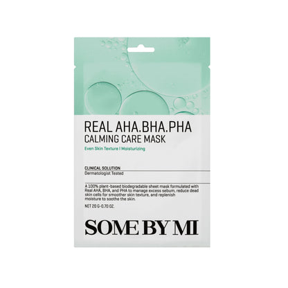 Some By Mi - Real AHA BHA PHA Calming Care Mask