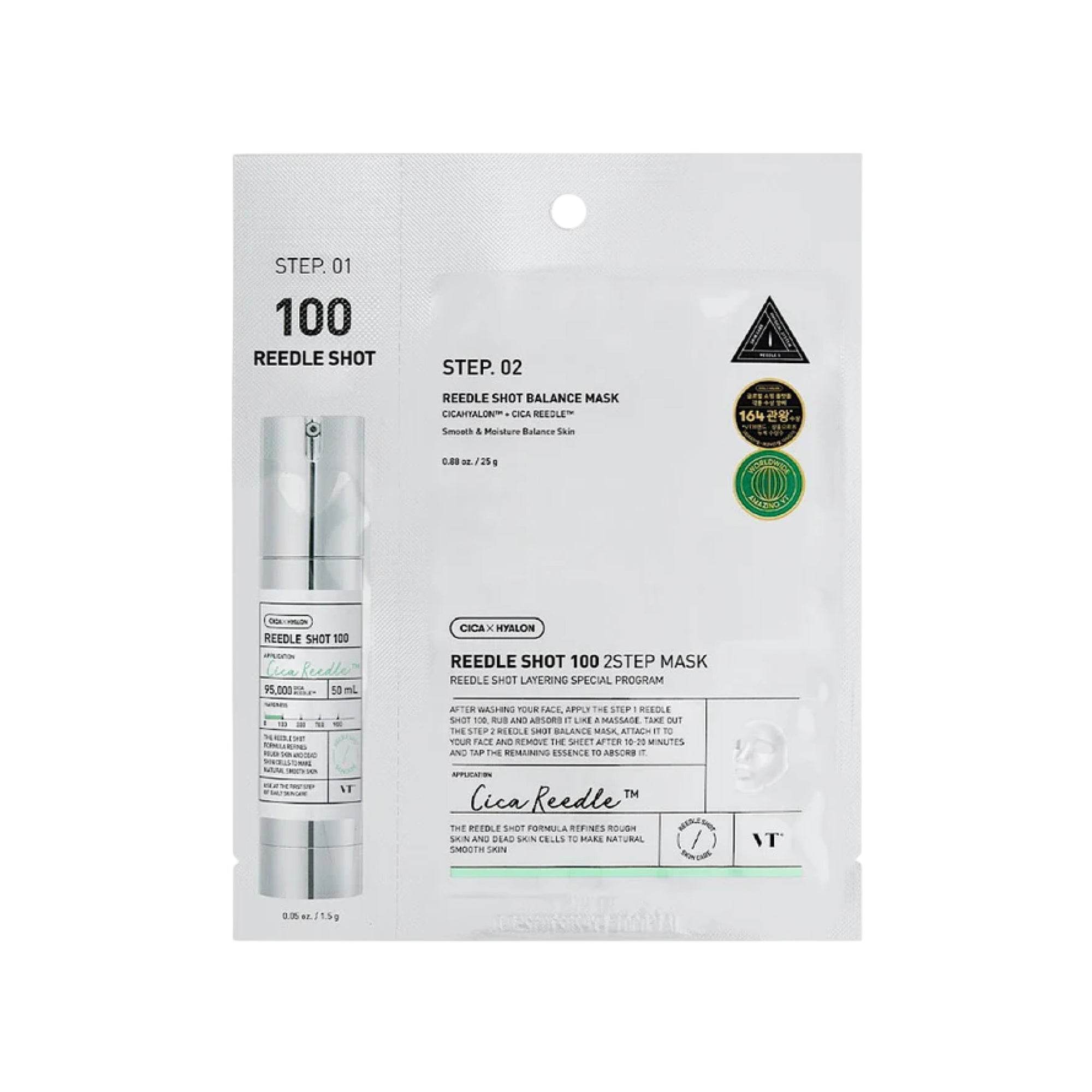VT Cosmetics - Reedle Shot 100 2-Step Mask - Holy Skin