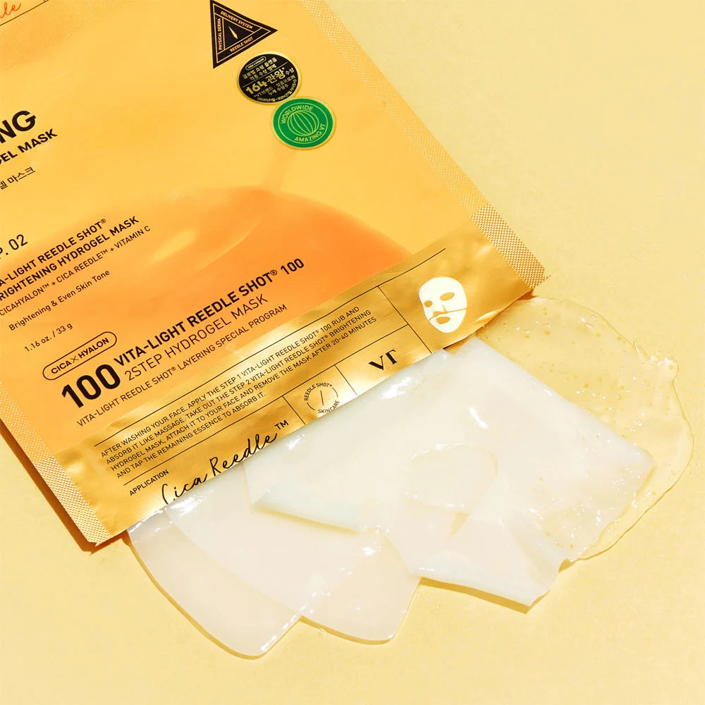 VT Cosmetics - Vita-light Reedle Shot 100 2-Step Hydrogel Mask