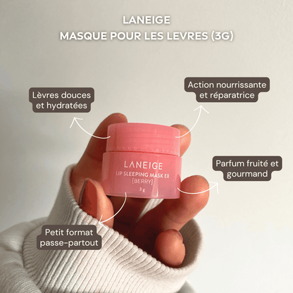 LANEIGE - Mini Masque de Nuit Pour les Lèvres - Berry - Holy Skin